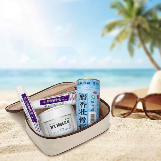 BAO FU LING Travel Essentials Set – Itch Relief, Pain Care & On-the-Go Skin Rescue