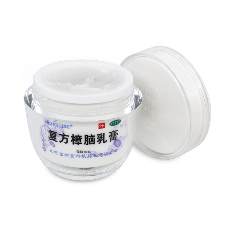 Bao Fu Ling Compound Camphor Cream(BaoShuTang BaoFuLing All-In-One Snow Lotus Cream) 50g - 外用藥-热销-BaoFuLing Online Store