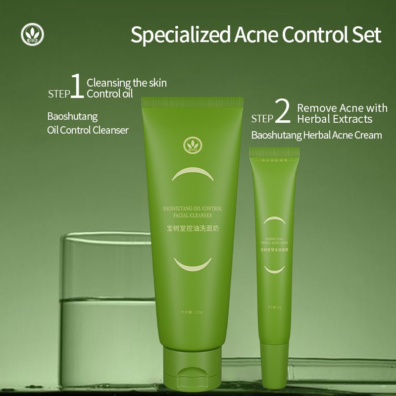 BaoShuTang Oil Control Cleanser(Deep Cleansing & Shine Control for Fresh, Smooth Skin) 120g - BaoFuLing Online Store