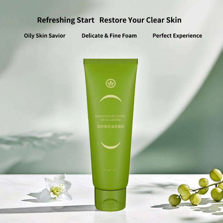 BaoShuTang Oil Control Cleanser(Deep Cleansing & Shine Control for Fresh, Smooth Skin) 120g - BaoFuLing Online Store