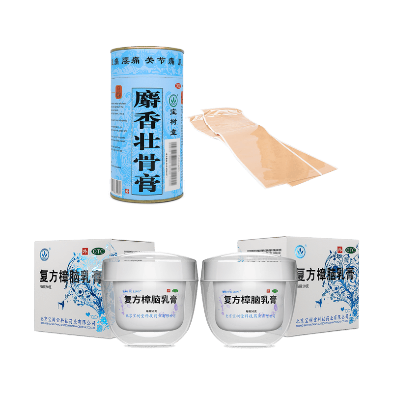 The Winter Essentials Starter Bao Fu Ling 50g x 2+Musk Medicated Plaster 2 patches x1 - 優惠套裝 - Bao Fu Ling Online Store