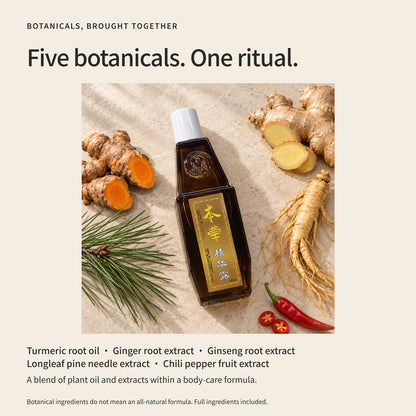Bao Shu Tang Herbal Essence Rub 40ml –Relief for Autumn Muscle Stiffness, Neck & Joint Comfort