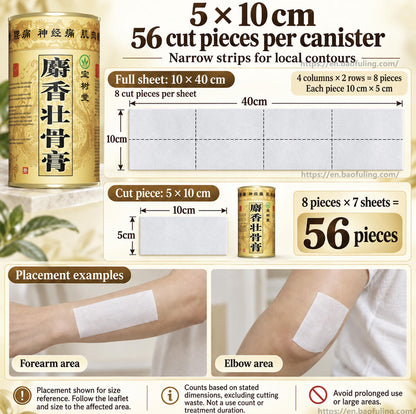 Musk Medicated Plaster 7 patches– Fast Pain Relief for Muscle, Joint & Back Pain | Herbal Patch