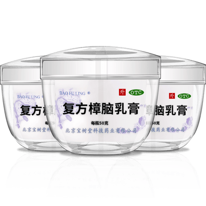 Bao Fu Ling Compound Camphor Cream(BaoShuTang BaoFuLing All-In-One Snow Lotus Cream) 50g - 外用藥-热销-BaoFuLing Online Store