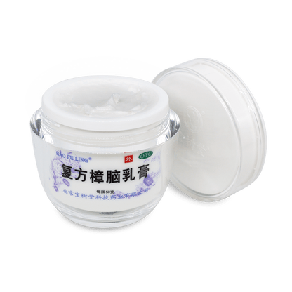 Bao Fu Ling Compound Camphor Cream(BaoShuTang BaoFuLing All-In-One Snow Lotus Cream) 50g - 外用藥-热销-BaoFuLing Online Store