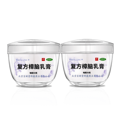 Bao Fu Ling Compound Camphor Cream(BaoShuTang BaoFuLing All-In-One Snow Lotus Cream) 50g - 外用藥-热销-BaoFuLing Online Store